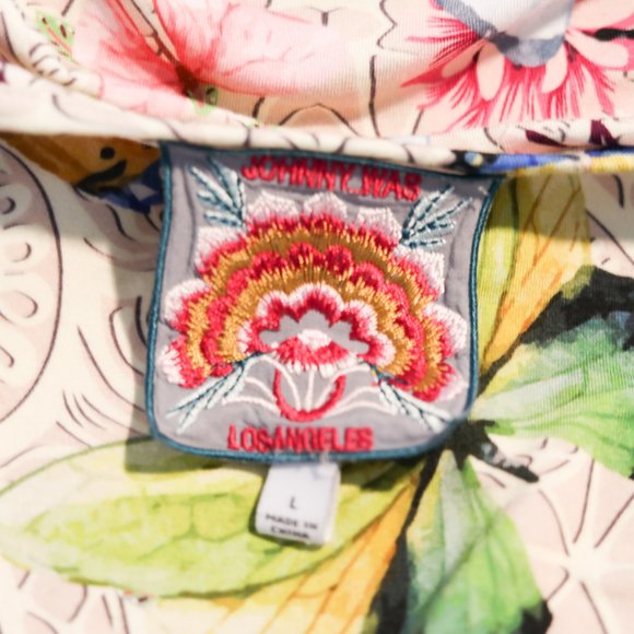 Johnny Was Mitchi Swing Dress in Butterfly Print Stretch Jersey Size L EUC - Picture 3 of 4